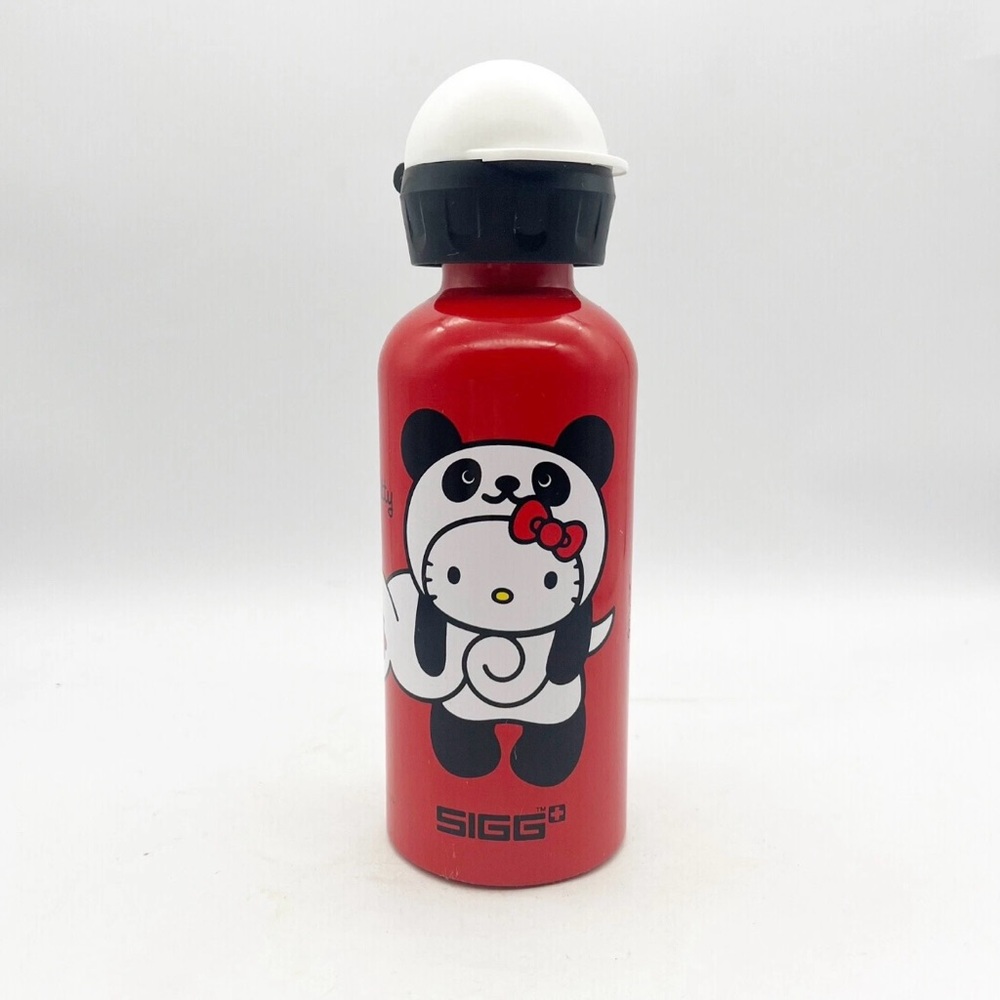 Sanrio Red Hello Kitty Panda Water Bottle